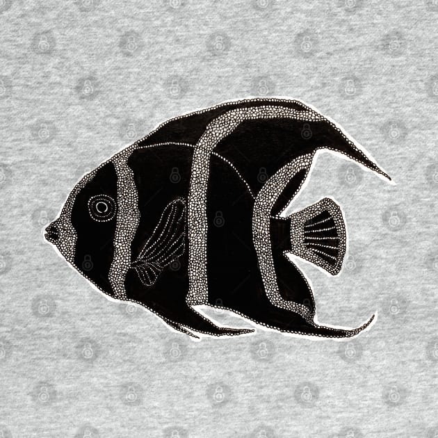 Moorish Idol Fish by Ava Ray Doodles